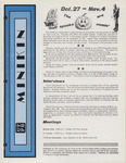 UTPB Minikin Oct 27 - Nov 4 1980