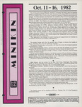 UTPB Minikin Oct. 11-16, 1982 by UTPB Office of News and Information