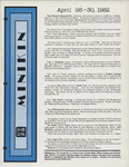 UTPB Minikin April 26-30, 1982 by UTPB Office of News and Information