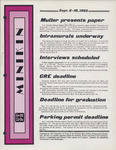 UTPB Minikin Sept. 6-10, 1982 by UTPB Office of News and Information
