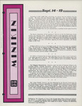UTPB Minikin Sept. 14-19 1981 by UTPB Office of News and Information