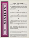 UTPB Minikin Sept. 28- Oct. 3 1981 by UTPB Office of News and Information