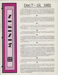 UTPB Minikin Dec. 7-12 1981 by UTPB Office of News and Information