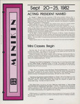 UTPB Minikin Sept 20-25 1982 by UTPB Office of News and Information