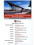 The University of Texas of the Permian Basin Groundbreaking Ceremony - Kinesiology Building by UTPB Communications and Marketing
