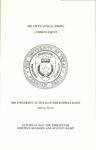 The Fifth Annual Spring Commencement - The University of Texas of the Permian Basin