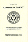 Spring 1995 Commencement - The University of Texas of the Permian Basin