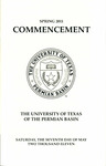 Spring 2011 Commencement - The University of Texas of the Permian Basin