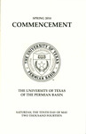 Spring 2014 Commencement - The University of Texas of the Permian Basin
