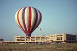 Hot air balloon launch