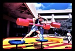 Inflatable Jousting Match outside the Mesa