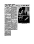 UTPB Enrollment Tops 1,000 Mark_1973.09.02 by Odessa American