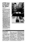 UTPB has computer for blind by Odessa American