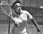 Women's Tennis team player Xan Halog 1980s